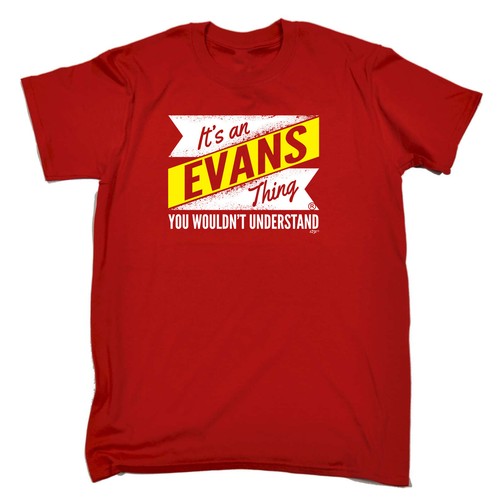 V1 Its An Surname Thing Evans Funny Kids Childrens T-Shirt tee TShirt