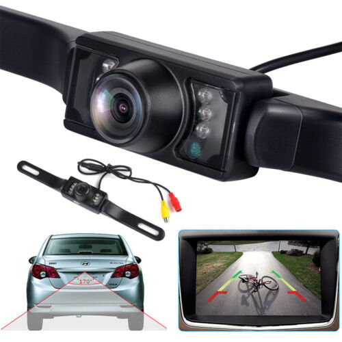 CMOS 7 LED Car Rear View Reverse Backup Camera Parking Night Vision Waterproof 