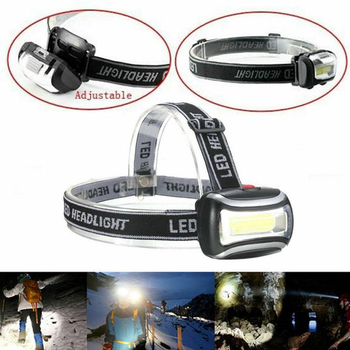 LED Head Torch Headlight Camping Headlamp USB Rechargeable Waterproof