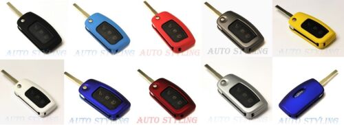 Metallic Red Key Cover Case for Ford Remote Protector Flip Fob 2 3 Button 43mr