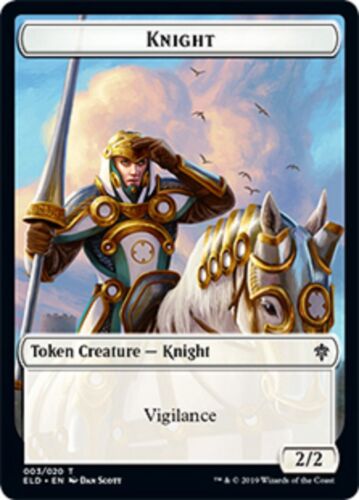 MtG Magic The Gathering Throne Of Eldraine Token Cards x1
