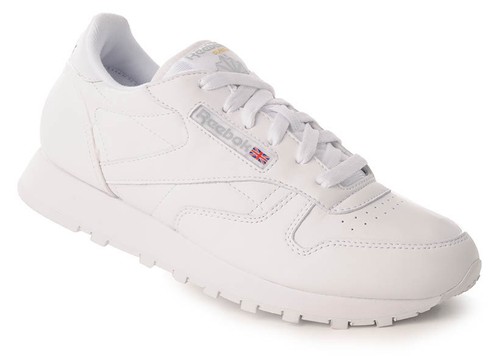 REEBOK WMNS Classic Leather Damen Sneaker Freizeit Schuh Sport Schnürer weiß