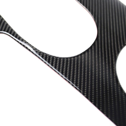 Fit For Ford Mustang 2015-2017 Carbon Fiber Interior Gear Shift Panel Cover Trim