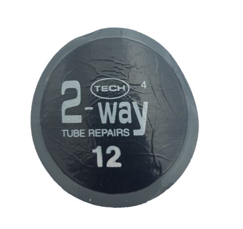 TECH 12 TYRE PUNCTURE REPAIR PATCHES INNER TUBE CAR TRACTOR TRUCK DUMPER EM