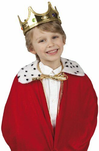 Hat King Crown Boys Fancy Dress Nativity Book Day Week Childrens Kid Costume Acc