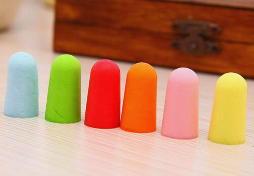 10 20 30 50 100Pairs Soft Foam Ear Plugs Tapered Sleep Noise Prevention MEUS