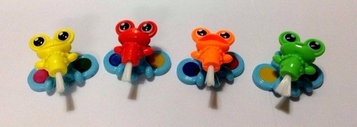 KINDER SURPRISE MIXART INK HEADS BRUSH COMPLETE SET FS048A FS051A FS050A FS049A