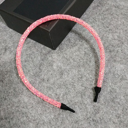 Details about / Cy/_ AU/_ BH/_ Women Glitter Sequined Hair Hoop Hairband Face Washing Headband Head