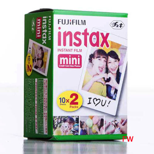 05//2020 Fuji instax mini Film 2x 10 Bilder Doppelpack Sofortbildfilm Fujifilm