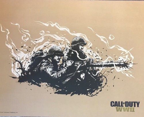 Call of Duty ~ World War 2 WWII Fight For Freedom ~ Game Double Sided Poster Art