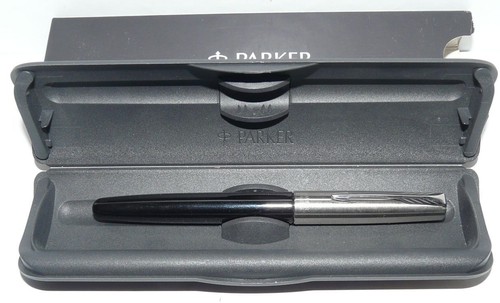 F 1998 . VINTAGE PARKER FRONTIER NOIR STYLO-PLUME POINTE FINE
