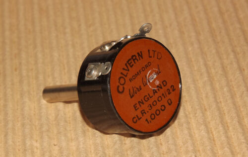 100 Ohm Draht-Potentiometer Colvern Wire Wound NOS Entbrummer