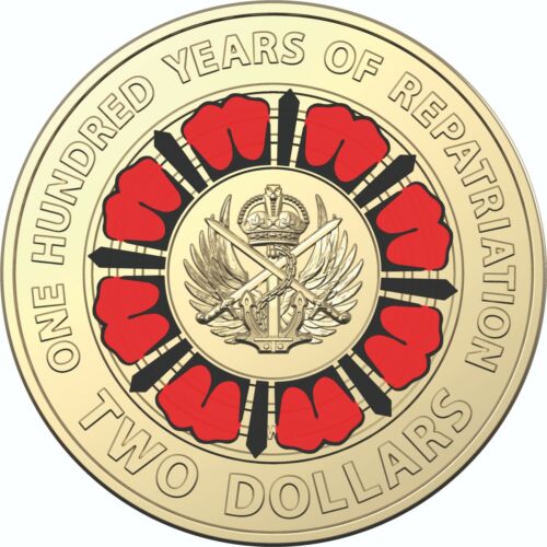 2019 $2 Bring Them Home /" Repatriation Centenary/" Single UNC Coin From Mint Roll