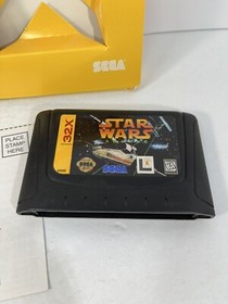 Star Wars Arcade Sega 32X CIB Complete Game Box Manual Tray +Reg Card