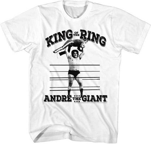 Andre The Giant King Of The Ring Adult T Shirt WWE Wrestling