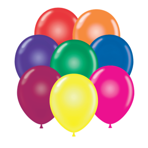 25 ct Livraison gratuite! 17" TUF-TEX Cristal Couleur Assortiment Latex Ballons 
