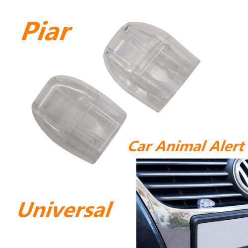 Pair Clear 2 Holes Safety For Driver Car SUV Sonic Deer And Animal Whistle Alert