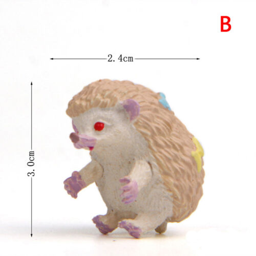 Hedgehog for Miniature Fairy Garden Ornament Dollhouse Craft Home Decor RD