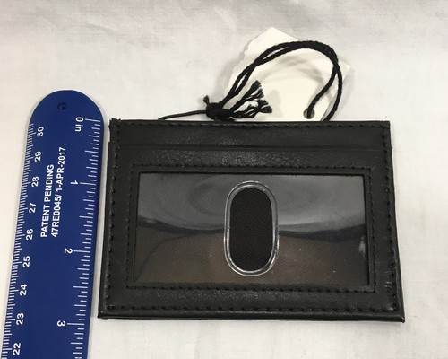 Goodfellow /& Co groomsmen gift wallet black Men/'s Core Card Case