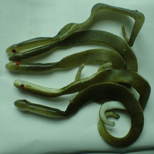 USA Import Bog Baits Supernatural Snake Soft Plastic Lure 9inch 22.5cm 5 pack