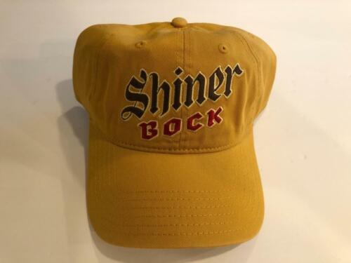 Shiner Bock Beer Embroidered Logo Texas Brewery Snapback Hat Cap Yellow New