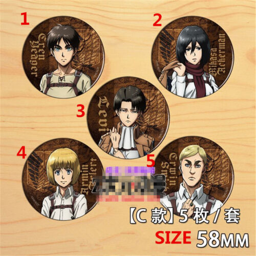T1186 Anime IDOLiSH7 badge Pin button Schoolbag Backpack Decorate 5.8CM A 2.3/"