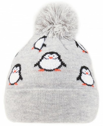 SSP Hats Kids Penguin Beanie Bobble Hat
