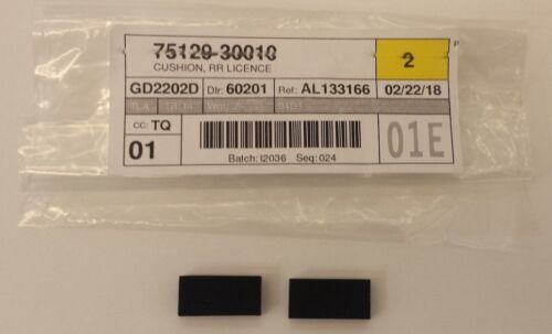 GS450H LEXUS OEM FACTORY REAR LICENSE PLATE CUSHION SET 2013-2018 GS350 GS-F 