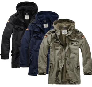 BRANDIT BUNDESWEHR PARKA MIT FUTTER FELDPARKA BORDPARKA JACKE WINTERJACKE 3163