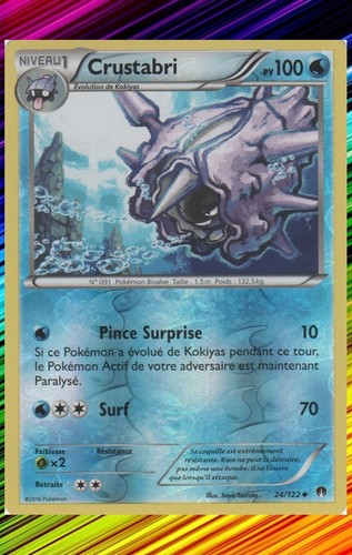 Carte Pokemon Neuve Française Crustabri Reverse XY9:Rupture Turbo 24//122