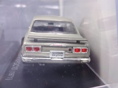 Norev Nissan Skyline 2000 GT-R 1971 1//43 Scale Box Mini Car Display Vol 2
