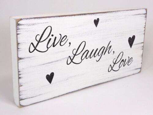 Shabby /& Chic Plaque Inspirational Quote birthday gift Sign Vintage Wooden 03