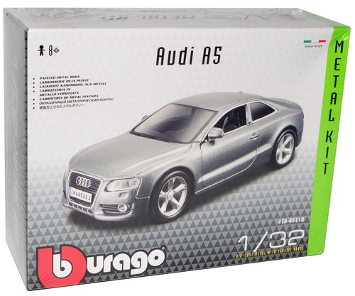 Audi a5 Coupe gris 2007-2011 kit kit 1//32 Bburago modelo coche con o sin...