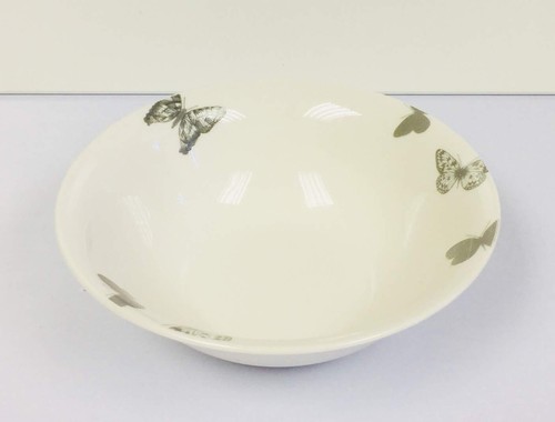 7/'/' Shabby Chic Butterfly Printed Breakfast Bowl