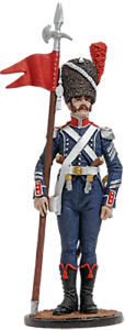 France Painted Tin toy soldier 54mm 1809-12 Sergeant Napoleonic War