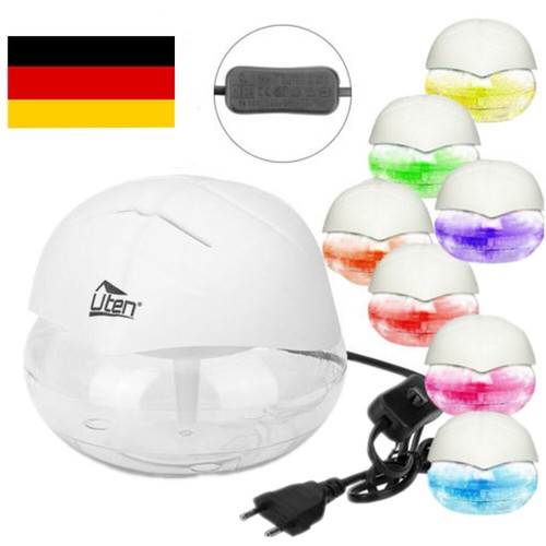 LED Luftbefeuchter Luftreiniger Ultrasch Lufterfrischer Ionisator Aroma Diffuser