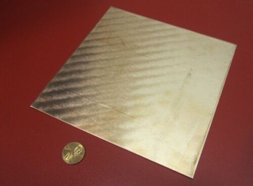 110 Copper Sheet Soft Annealed  .062/" Thick x 6.0/" Wide x 6.0/"  Length