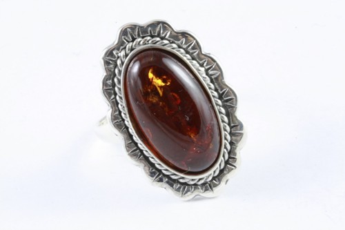 Details about / Design Amber Ring Amber Silver Ring 925 Genuine Silver //544