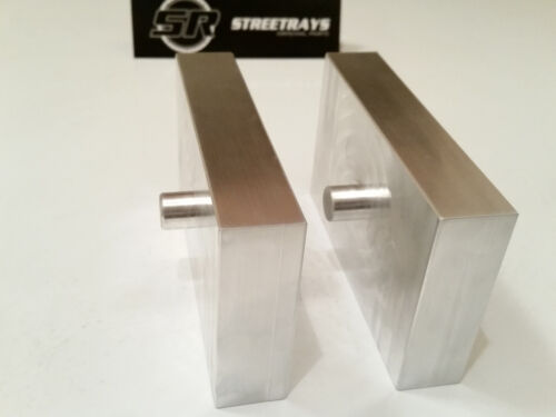 Silverado 2500 3500 HD & U-Bolts SR 1" Billet Rear Lift Blocks Kit for Titan 