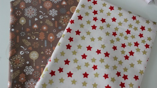 Weihnachten Baumwollstoff 2 x 50 x 140//150 Weihnachten IIIIIIII