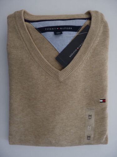NWT Tommy Hilfiger V-Neck Men Sweater Pullover Solid Multi Color XS S M L XL 2XL
