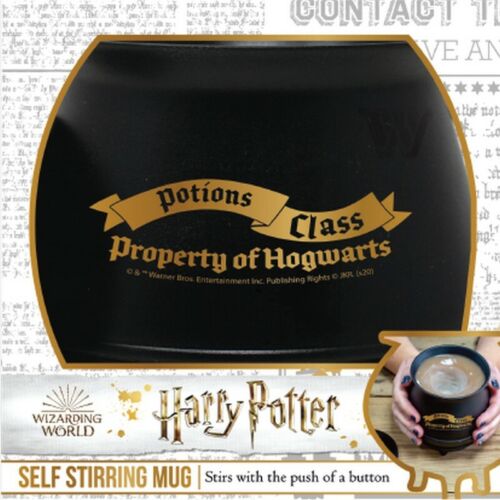 Harry Potter Self Stirring Cauldron Mug Coffee Tea Cup Birthday Christmas Gift 