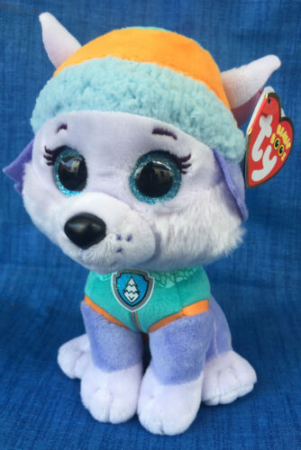 W-F-L TY Paw Patrouille Chien Boos Glubschi 15 CM Peluches Zuma Chase Décombres