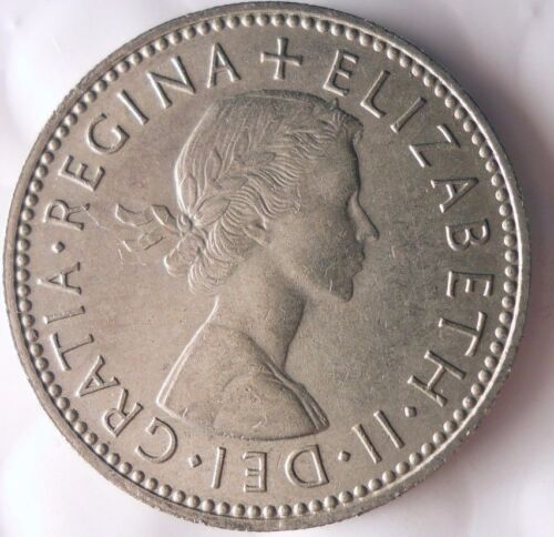 Shilling Bin A Excellent Coin 1957 GREAT BRITAIN SHILLING FREE SHIP