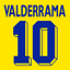Colombia World Cup 1998 Name Set Home Shirt VALDERRAMA 10 M L XL 98 Columbia