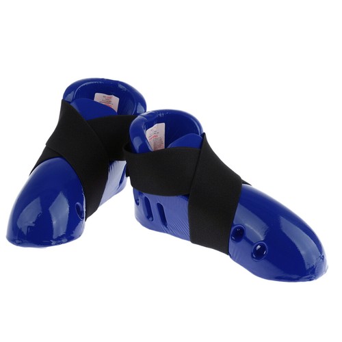 Karate Sparring Protective Gear Foam Shoe Foot Guard for Kids Taekwondo MMA