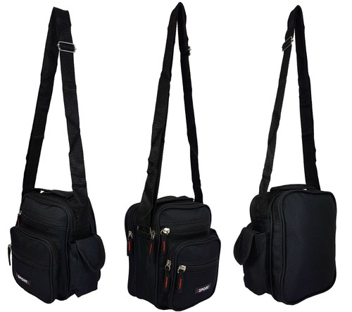 NEU DAMEN /& HERREN TASCHE SCHULTERTASCHE UMHÄNGETASCHE STOFFTASCHE DHS-2