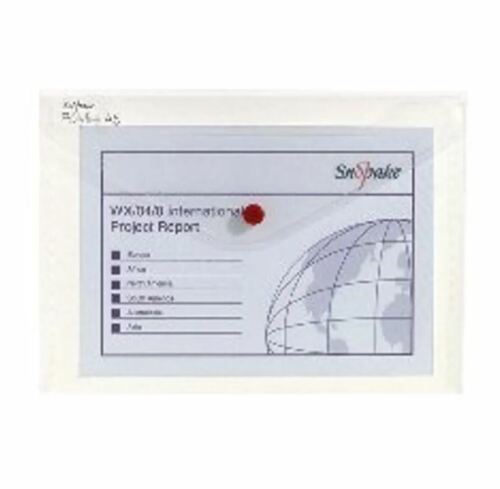 Snopake Polyfile Classic A5 Clear x 5 Pack of 5