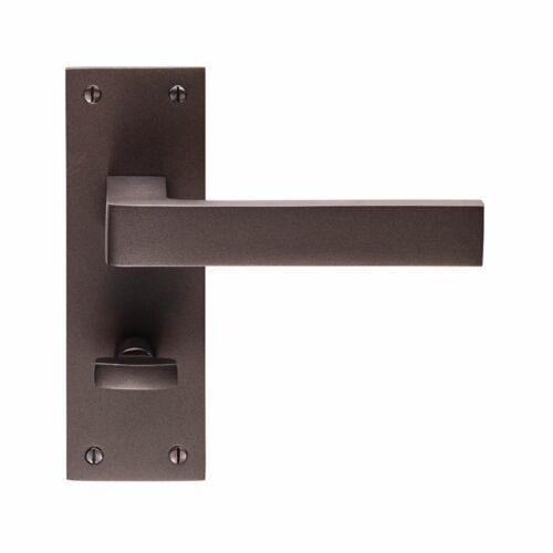 Sasso Lever On Backplate Bathroom 57MM Door Handles In Various Finishes 