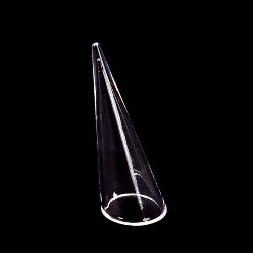 Mini Finger Ring Plastic Triangle Cone Jewelry Storage Display Stand Holders